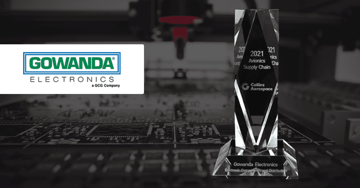 Gowanda Electronics Honored by Collins Aerospace as Supplier of the